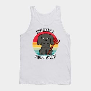 ive been a naughty boy - black dog Tank Top